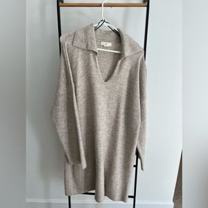 H&M collar sweater dress